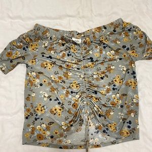 The Buckle Off the Shoulder Cute Dress Up Top